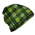 thumbnail image 1 of Irish Unisex Beanie, Patchwork Celtic Clovers, Hiking Outdoors, Multicolor, by Ambesonne, 1 of 1