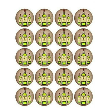 Irish Whiskey Edible Image Cupcake Toppers!