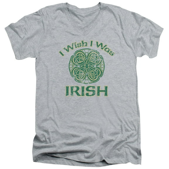 - Irish Wish - Slim Fit V Neck Shirt - XX-Large