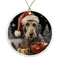 thumbnail image 1 of Irish Wolfhound Dog Ornament - Pet Ornament for Christmas Tree - 3" Round Ceramic - Printed in USA - Puppy New Dog - Dog Mom - Dog Dad - Pet Owner - Xmas Decoration DOG0129, 1 of 5