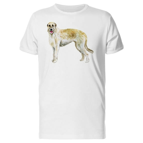 Irish Wolfhound Dog T-Shirt Men -Image by Shutterstock, Male 4X-Large