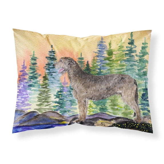 Irish Wolfhound Fabric Standard Pillowcase
