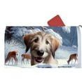thumbnail image 1 of Irish Wolfhound Fawn - Best of Breed Winter Wonderland Dog Breed Mail Box Cover, 1 of 1