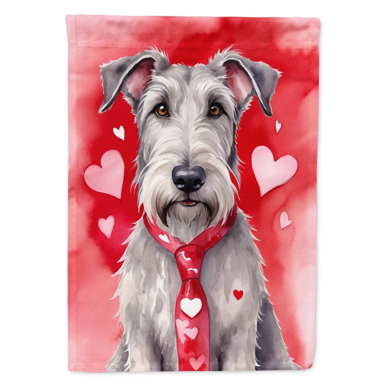 Irish Wolfhound My Valentine Garden Flag 11.25 in x 15.5 in