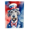 thumbnail image 1 of Irish Wolfhound Patriotic American House Flag 28 in x 40 in, 1 of 7
