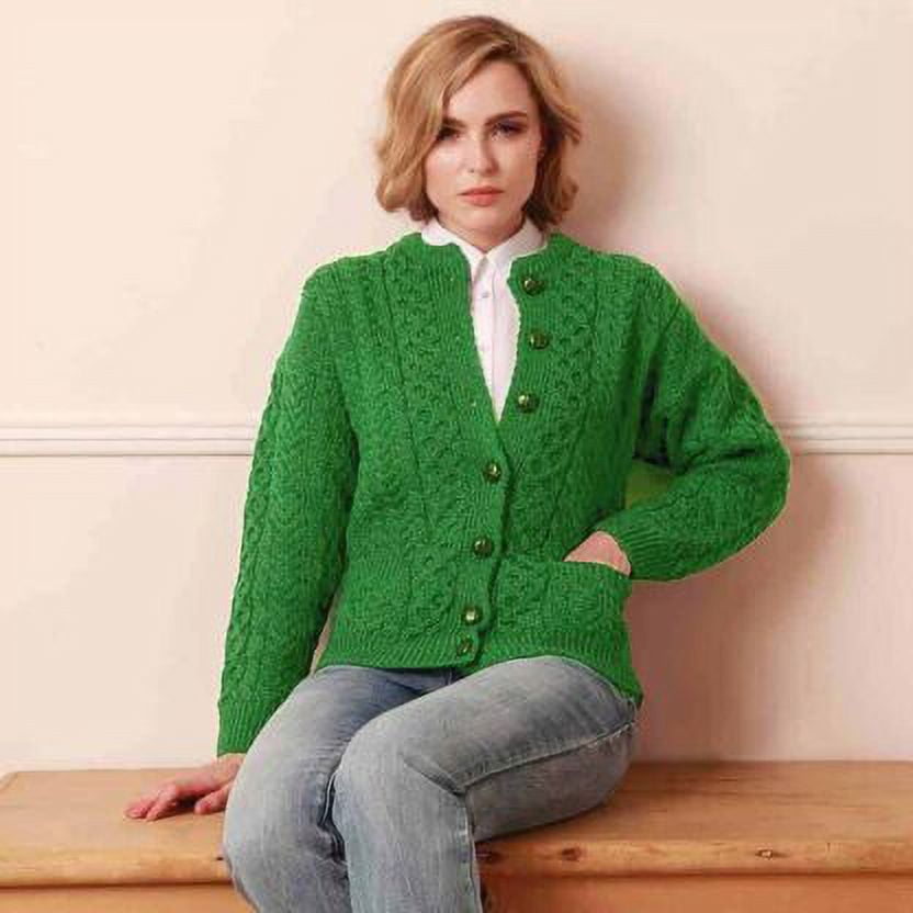 Irish Wool Cardigan for Women