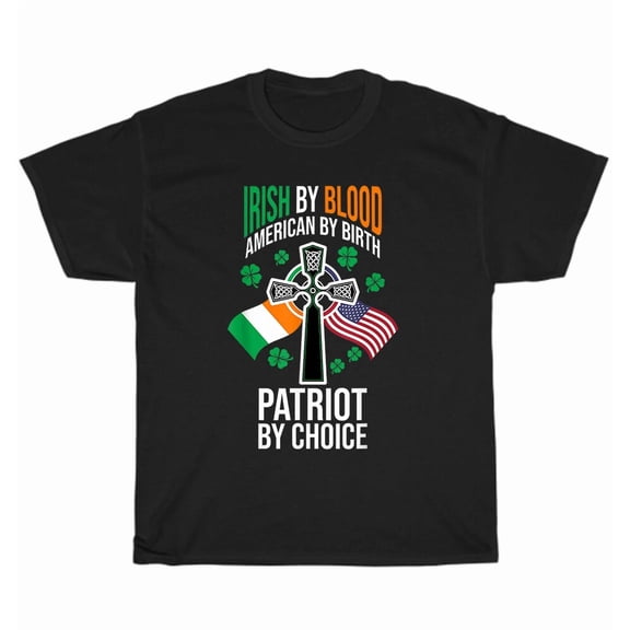 Irish by Blood Birth by Heritage Celtic Pride Festive Spirit Unisex T-Shirt, up to size 5XL