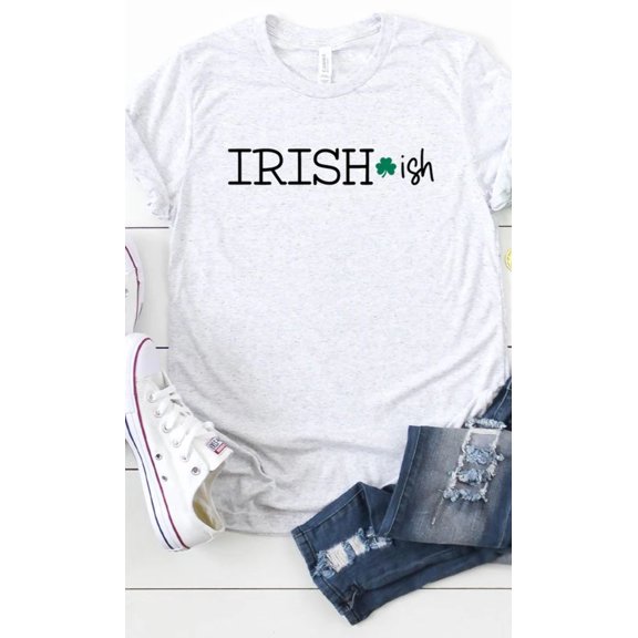 Irish-ish Type Font Graphic Tee T-Shirt PLUS