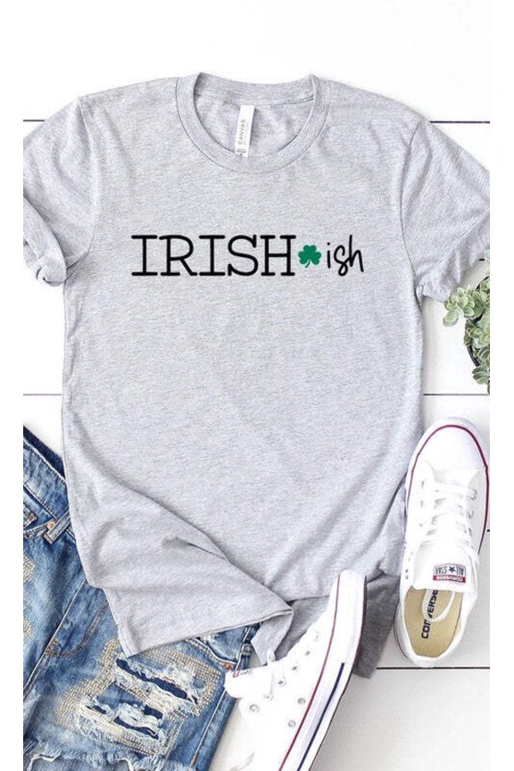 Irish-ish Type Font Graphic Tee T-Shirt
