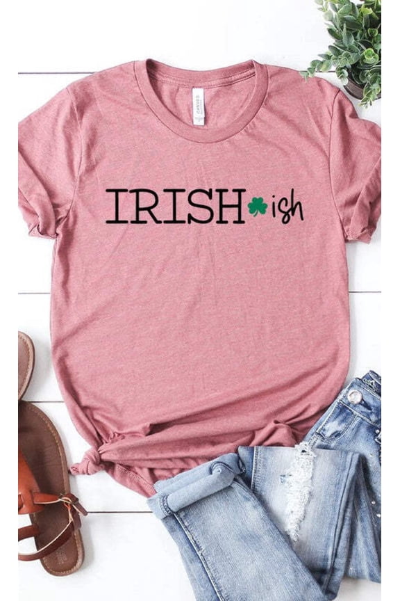 Irish-ish Type Font Graphic Tee T-Shirt