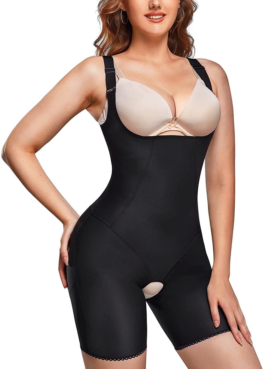 Irisnaya Waist Trainer Bodysuit for Women Shapewear Tummy Control Full