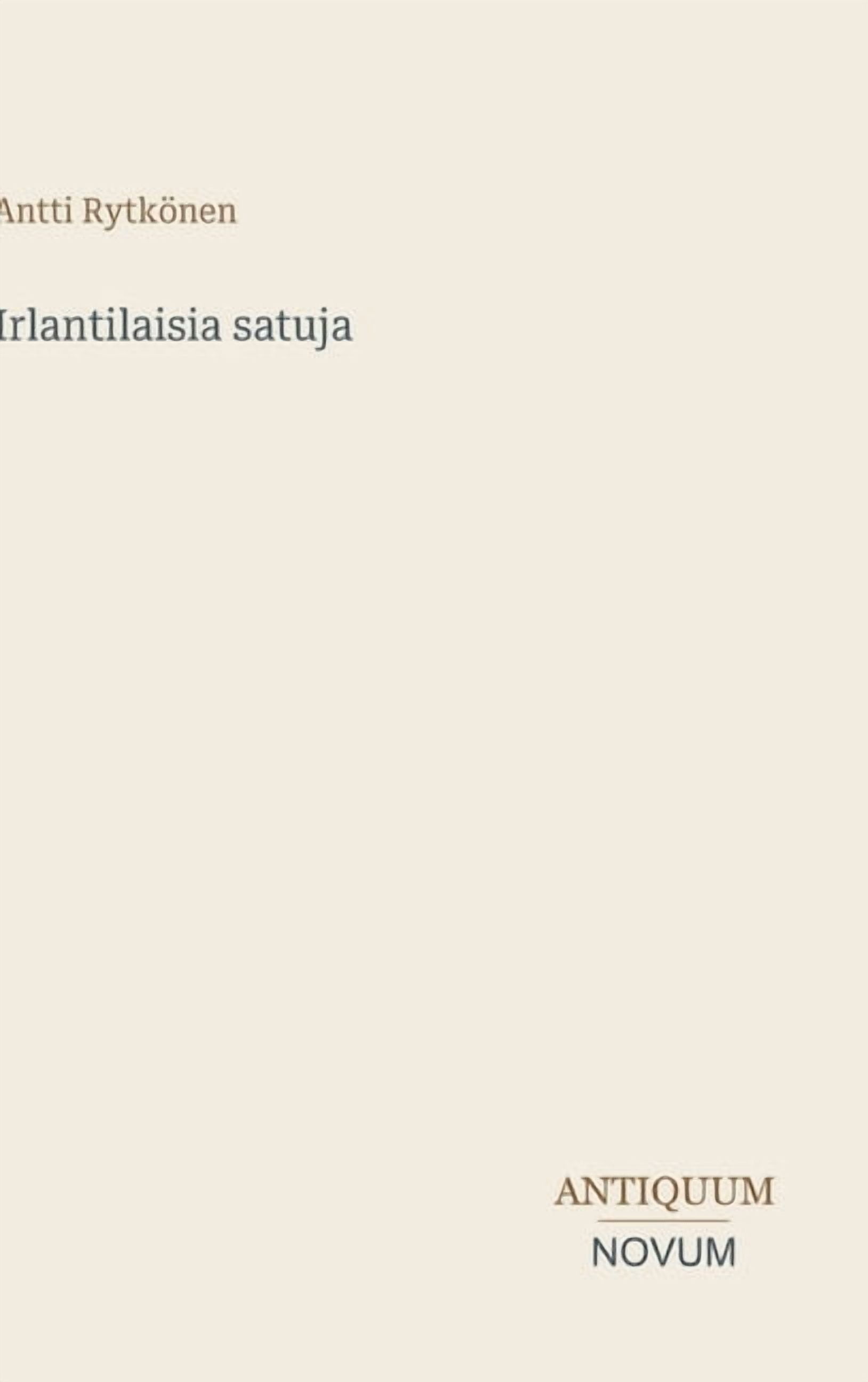 Irlantilaisia satuja, (Hardcover)