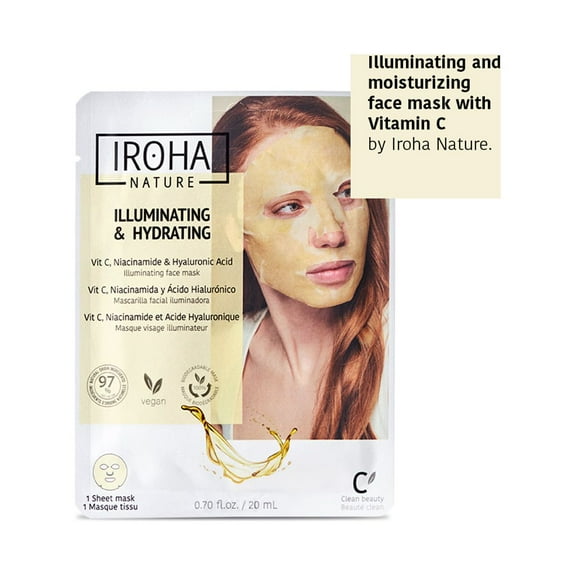 Iroha Nature, Vitamin C Skin Care Mask (1 Piece)