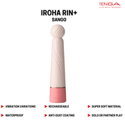 Iroha by TENGA Rin Plus Sango Rechargeable Discrete Powerful Vaginal Massager