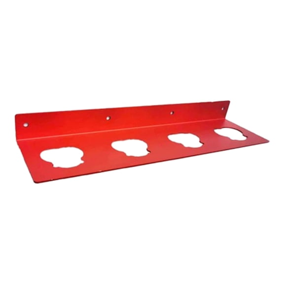 Iron 4 Slot Battery Organizers Storage Rack Battery Bracket Wall Mount Electric Drill Power Tool Battery Storage Shelf