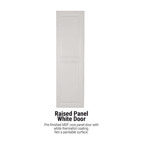 IRON-A-WAY E42RWU-L Ironing Center (Raised White Panel Door w/ Left Hinge)