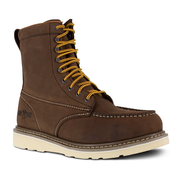 Iron Age Men's Reinforcer Steel Toe 8" Wedge Work Boots