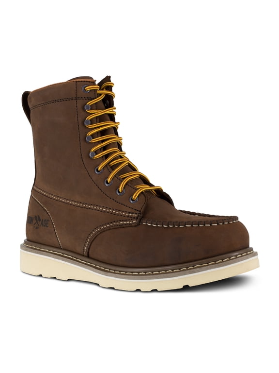 Men's Reinforcer Steel Toe 8" Wedge Work Boots