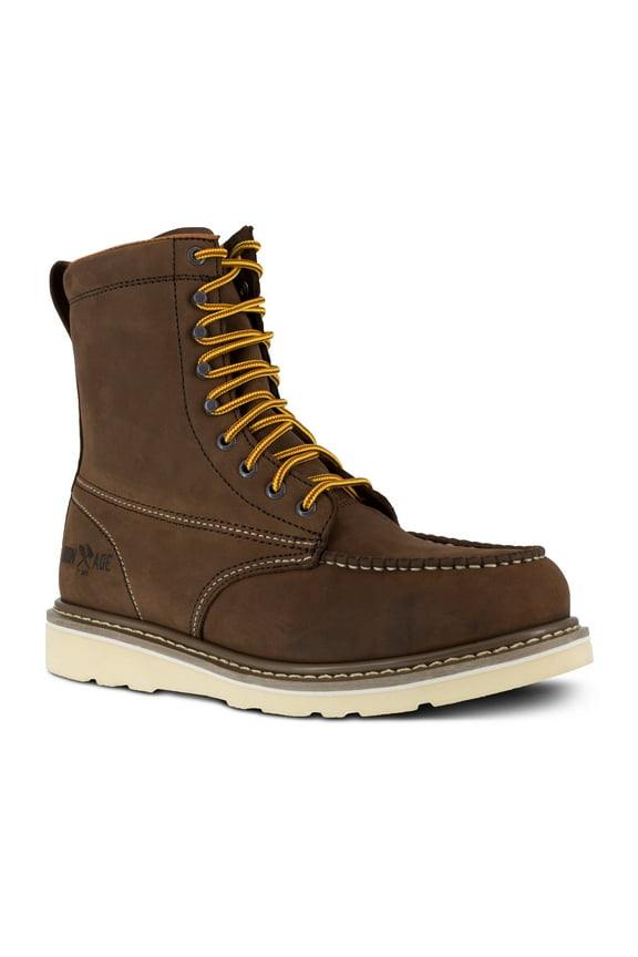 Men's Reinforcer Steel Toe 8" Wedge Work Boots