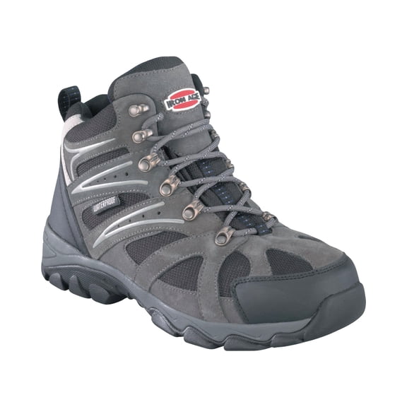 Iron Age Men's Surveyor Hiker Boot Steel Toe Grey 8.5 D(M) US