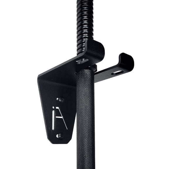 Iron American Alpha 1 Inch Standard Barbell Hanger, Wall Mounted Gym Storage Rack