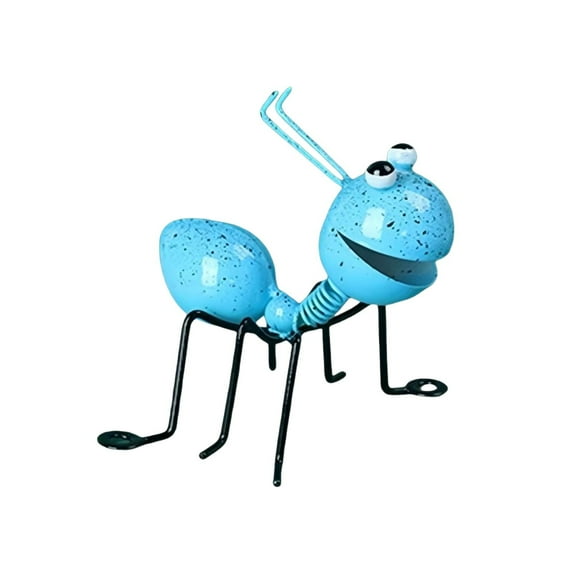 Iron Ant Ornament SSNTSY Metal Yard Art Garden Wall 3D Sculpture Decor for Home Outside Fence Backyard Lawn