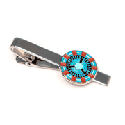 Iron Arc Reactor Cufflinks, Ironman Tie Clip, Groomsman Jewelry, Man Wedding Gifts