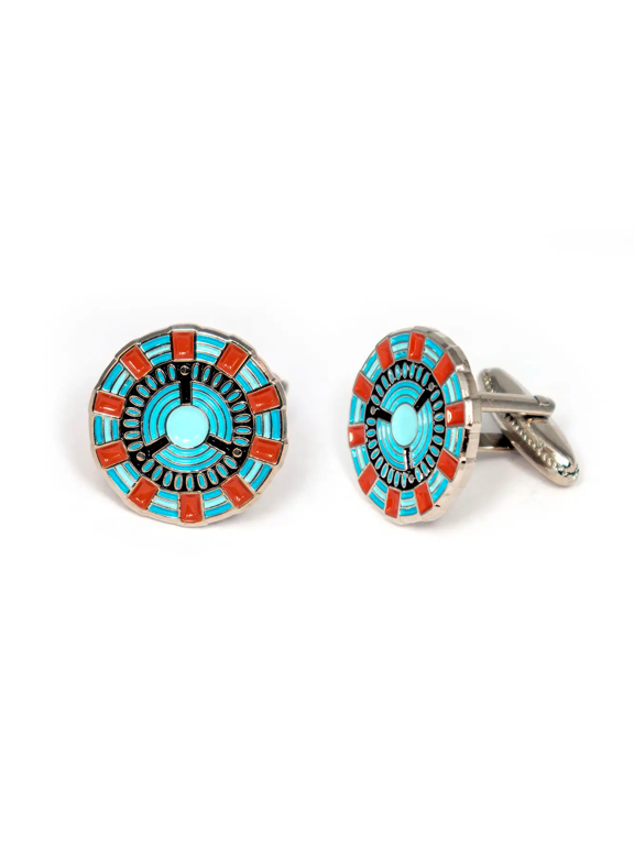 Cufflinks, Ironman Tie Clip, Groomsman Jewelry, Man Wedding Gifts