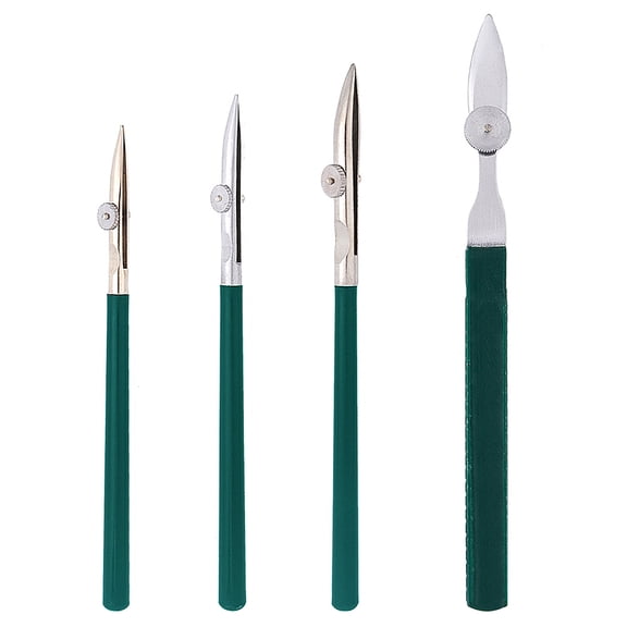 Iron Art Ruling Pen Set Fine Line Masking Fluid Pen for Applying Masking Fluid Line Work Dark Green 12.1x0.7x0.8cm DIY