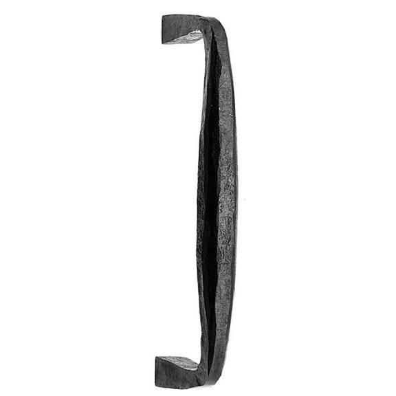 Iron Art Squared End Rough Door Pull - Black