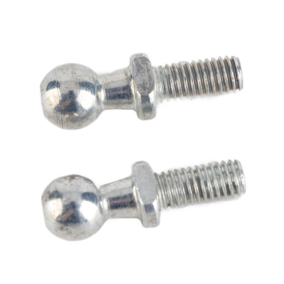 Iron Ball Stud Bolt M6, Reliable Replacement For Gas Struts, 2 Pack, Auto/Home Use