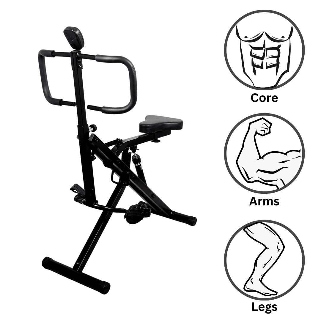 Core Strength Rider Iron Bar Power Rider Total Crunch Abdominal Trainer for Core Strength ...