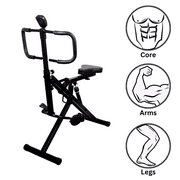 Iron Bar Power Rider Total Crunch Abdominal Trainer for Core Strength and Toning