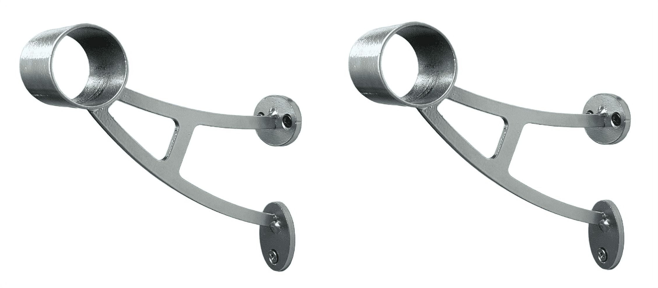 🩰Iron Bar Premium Ballet Bracket (Pair) Silver AShaped Bracket Fits 1.