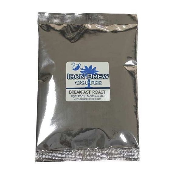 Iron Brew Coffee,1.73 lb. Net Weight,Ground,PK50 C-50CTBRK-NF