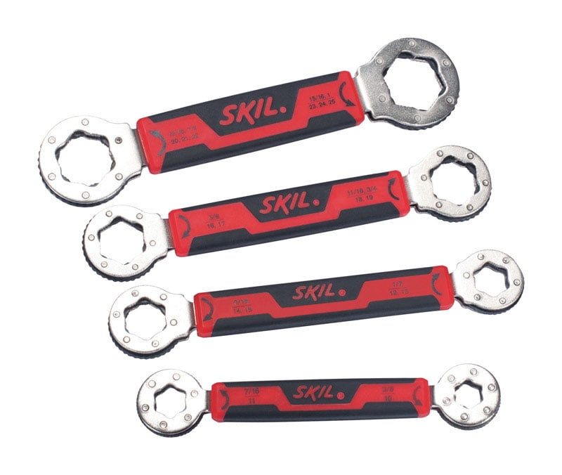 Iron Bridge Tools 013481 Skil 4 Piece Secure Wrench Grip Set