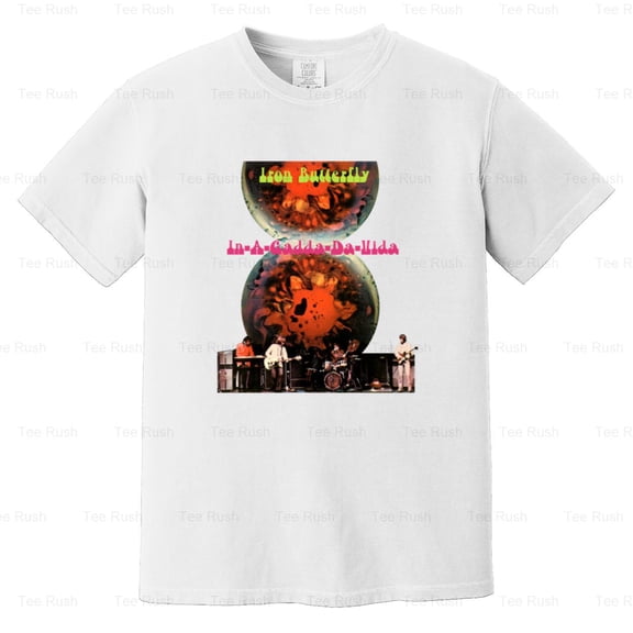 Iron Butterfly In A Gadda Da Vida Album Psychedelic Rock Heavy, Comfort Color T-Shirt Unisex, up to 4XL
