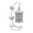 thumbnail image 1 of Iron Candle Holder for Pillar Candles, Bird Cage Vintage Style Candlestick Butterfly Hanging Lantern for Tabletop Candlelight Dinner Party Wedding Centerpiece Home Decor, 1 of 9