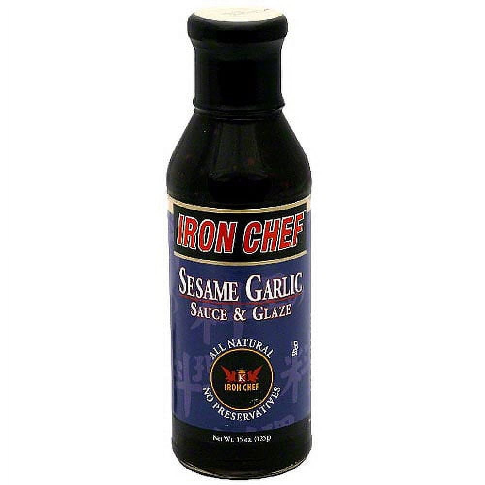 Iron Chef Sesame Garlic Sauce, 15 oz (Pack of 6)