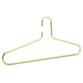 thumbnail image 1 of Iron Clothes Hangers Opening Clothes Hangers Thicken Clothes Hangers Coat Hangers (Golden), 1 of 6