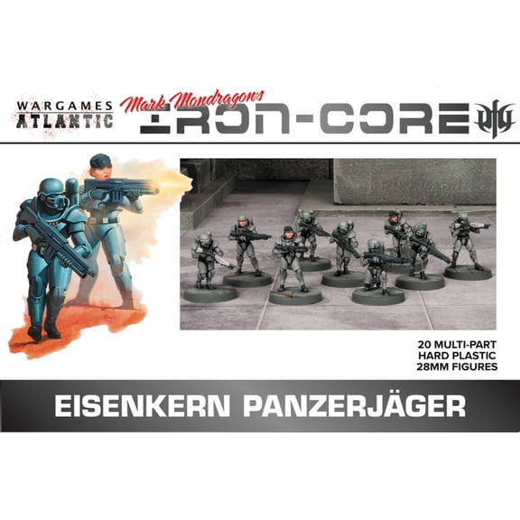 Iron-Core Eisenkern Panzerjager (20 Multi Part Hard Plastic 28mm Figures)