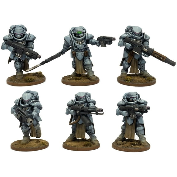 Iron Core Valkir Heavy Trooper By Wargames Atlantic | Tabletop Wargaming Minigures  | Hard Plastic 28mm Figures MM001