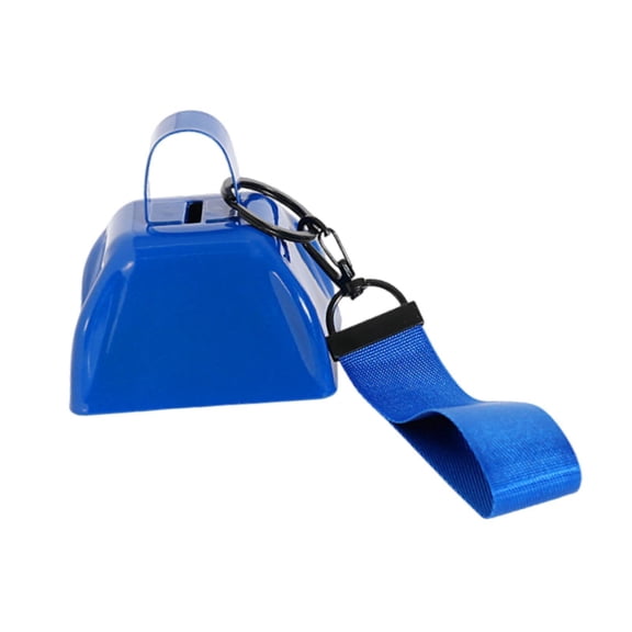 Iron Cowbell Handheld Noise Maker Wrist Rope Durable Metal for Sporting Events Parties Weddings
