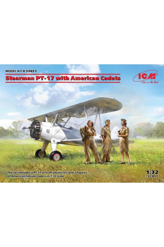 ICM Stearman PT-17 w/American Cadets New