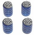 thumbnail image 1 of Iron Cross Fire Department Tire Rim Wheel Aluminum Valve Stem Caps, Multiple Colors, 1 of 1
