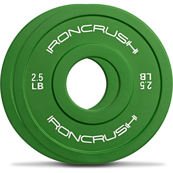 Iron Crush Fractional Change Weight Plates Rubber