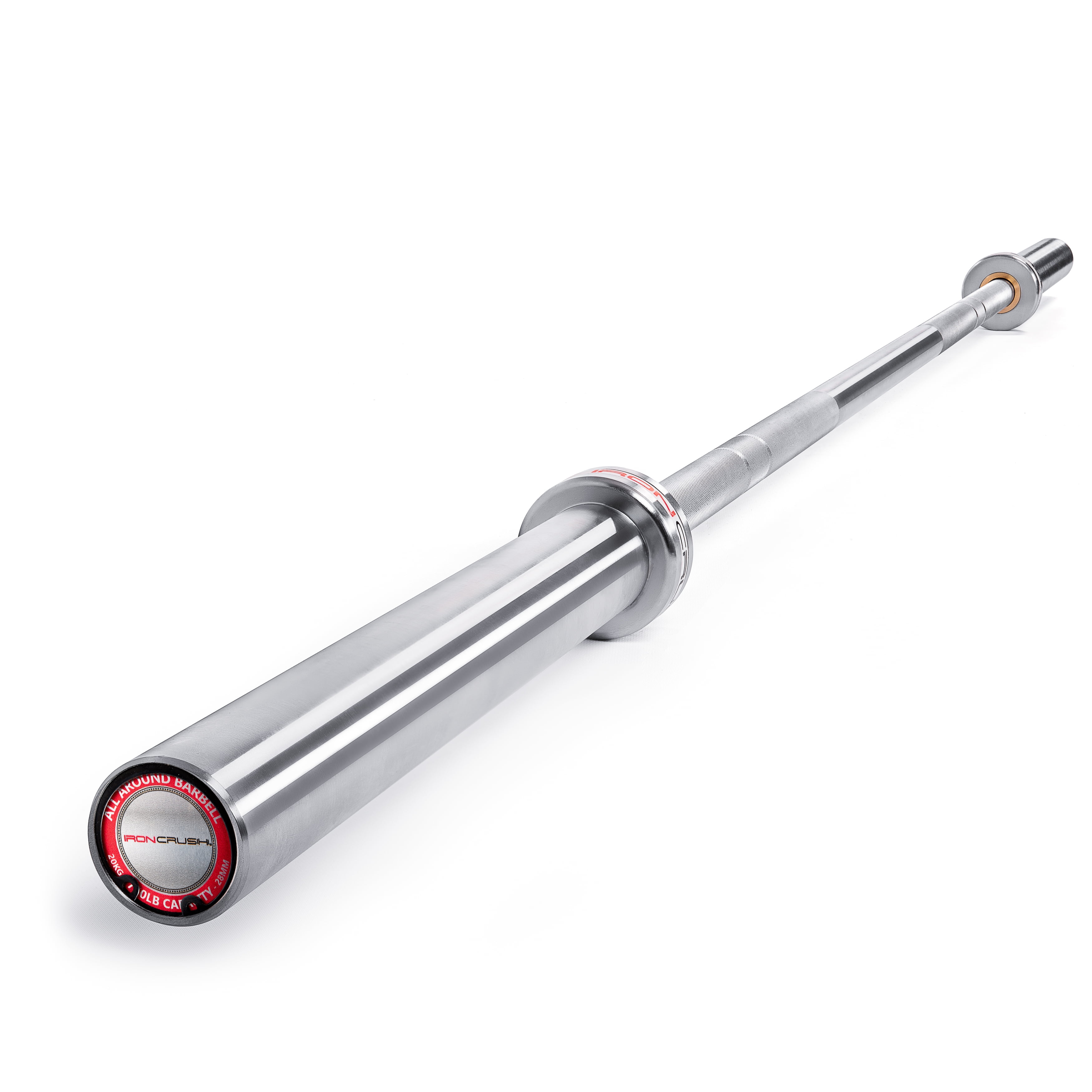 Iron Crush Olympic Barbell Bar Multifunction 7Foot Weight Bar for