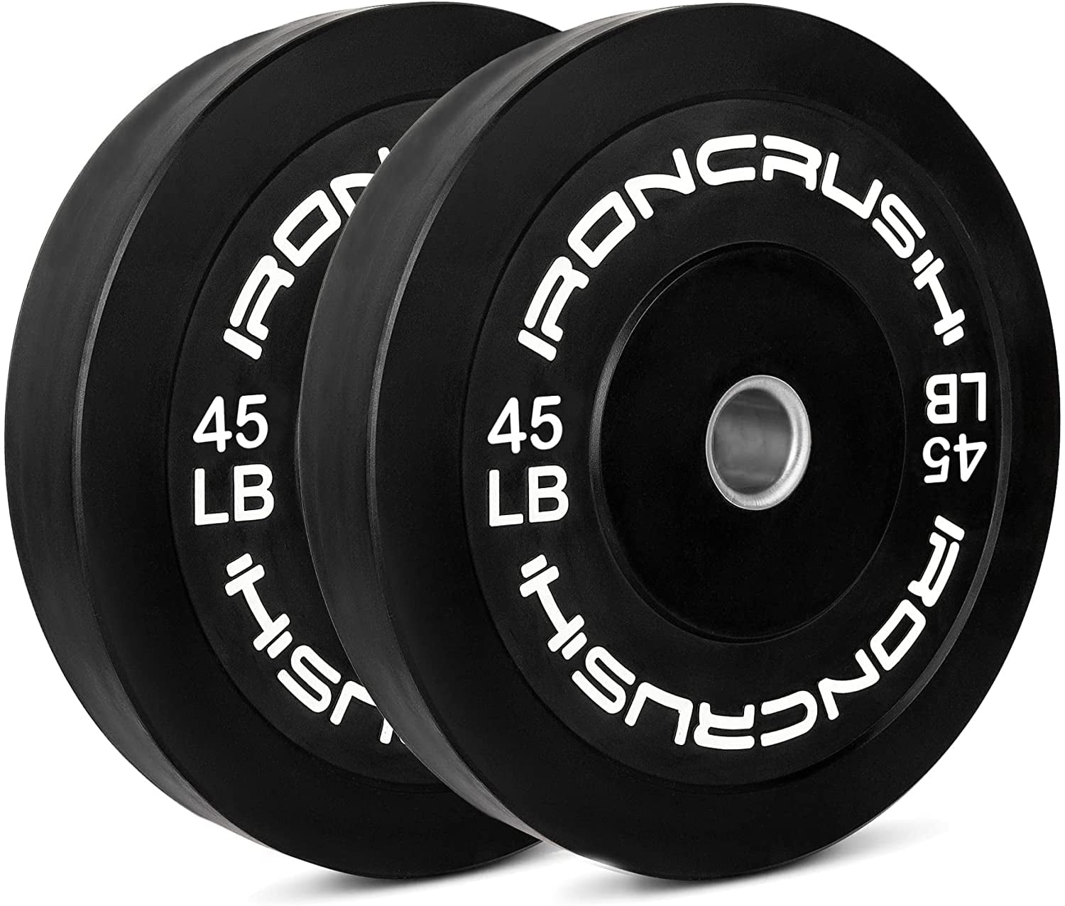 Iron Crush Olympic Bumper Weight Plates Rubber
