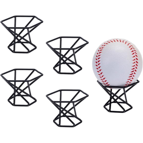 Iron Crystal Ball Holders Black 53.5x60x40.5mm