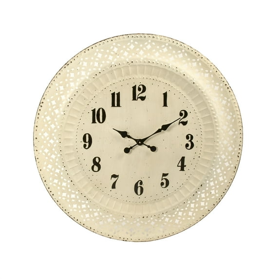 Iron Cutout Clock